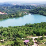 Telaga Batu Arang Desa Swarga Bara, Jadi Contoh Pemanfaatan Lahan Bekas Tambang untuk Kesejahteraan Warga