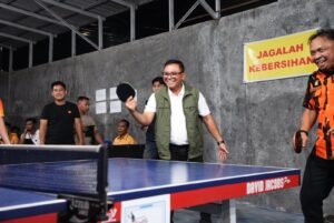 Wawali Saefuddin Zuhri Apresiasi Turnamen Tenis Meja yang Digelar Pemuda Pancasila Kaltim