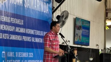 Wali Kota Samarinda Andi Harun saat dalam acara Rembug Pentahelix yang menegaskan kunci kesiapan Kota Tepian menghadapi bencana. (IST)