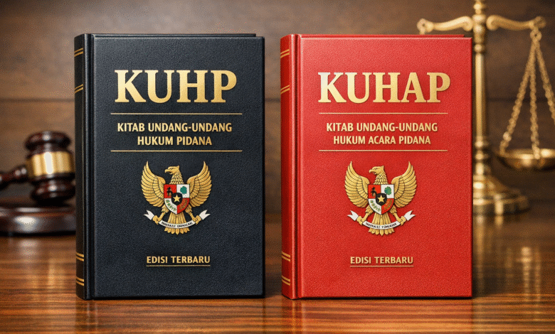 Kitab Undang-Undang Hukum Pidana (KUHP) dan Kitab Undang-Undang Hukum Acara Pidana (KUHAP) yang mulai berlaku
