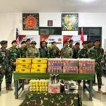 Aparat Gabungan Gagalkan Penyelundupan Miras Ilegal di Perbatasan RI–Malaysia