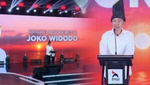 Pidato Jokowi di Rakernas PSI: Siap Kerja Mati-matian Dukung Partai Kaesang