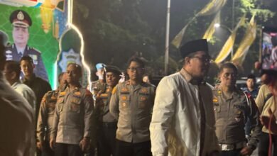 Wali Kota Samarinda Andi Harun mamantu malam takbiran menjelang Hari Raya Idul Fitri 1447 Hijriah di Kota Samarinda