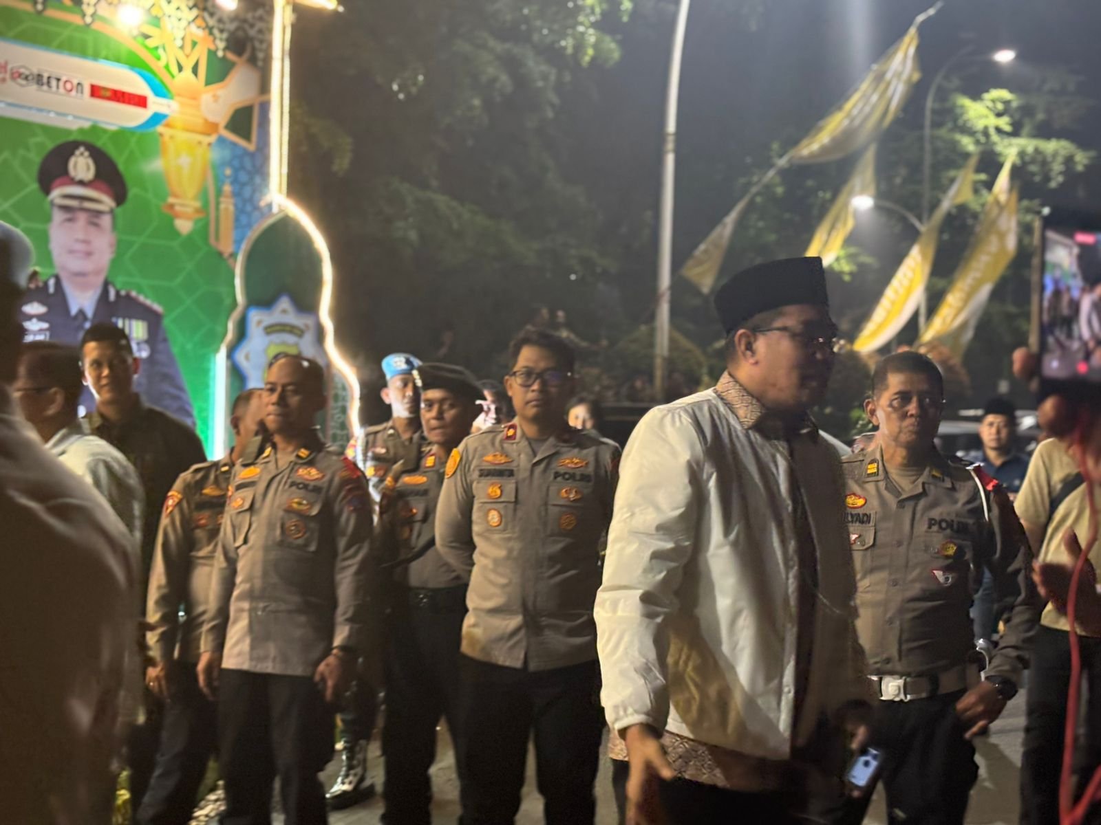 Wali Kota Samarinda Andi Harun mamantu malam takbiran menjelang Hari Raya Idul Fitri 1447 Hijriah di Kota Samarinda
