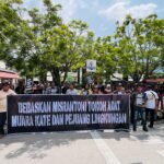 Amukan Baka Lakukan Aksi, Mendesak Vonis Bebas Misran Toni Tokoh Adat Yang di Tersangkakan dalam Tragedi Muara Kate