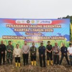 Dukung Swasembada Jagung 2026, Polresta Samarinda Ikut Penanaman Serentak Nasional
