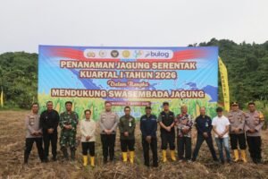 Dukung Swasembada Jagung 2026, Polresta Samarinda Ikut Penanaman Serentak Nasional