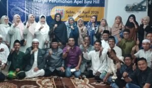 Halalbihalal di Apel Biru Hill, Wawali Samarinda Kenang Perjuangan Air Bersih Warga