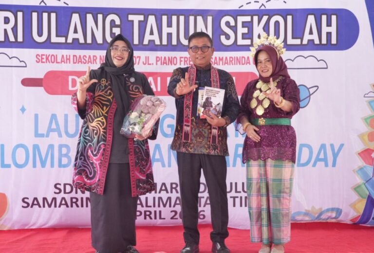 Wawali Saefuddin Zuhri Hadiri HUT SDN 007 Samarinda Ulu, Dorong Literasi dan Karakter Siswa