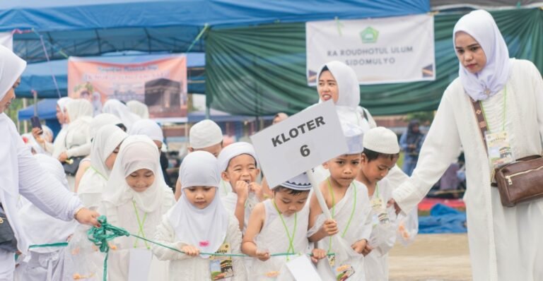 800 Anak PAUD di Anggana Ikuti Manasik Haji Cilik, Belajar Rukun Islam Sejak Dini