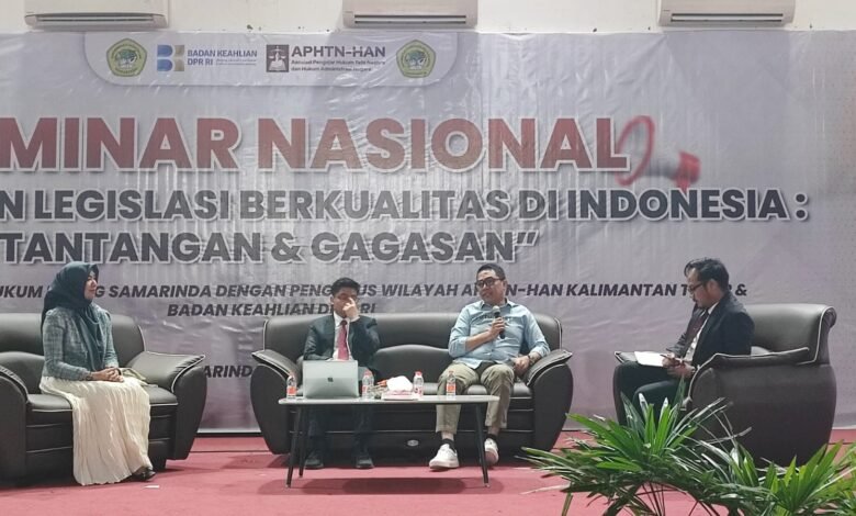 Wali Kota Samarinda, Andi Harun hadiri Seminar Nasional bertema “Dampak Kualitas Legislasi Terhadap Kebijakan Pemerintah Daerah” yang digelar di Universitas 17 Agustus 1945 Samarinda