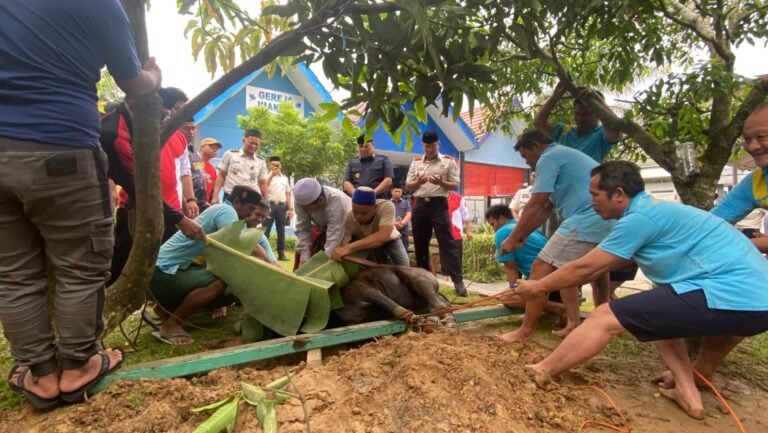 Suasana Haru dan Kebersamaan Warnai Salat Id hingga Penyembelihan Kurban di Lapas Narkotika Samarinda