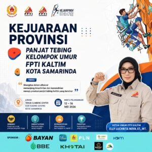 Kejurprov Panjat Tebing Kaltim 2026 Jadi Ajang Pembinaan Atlet Muda, Lomba Fotografi Ikut Meriahkan