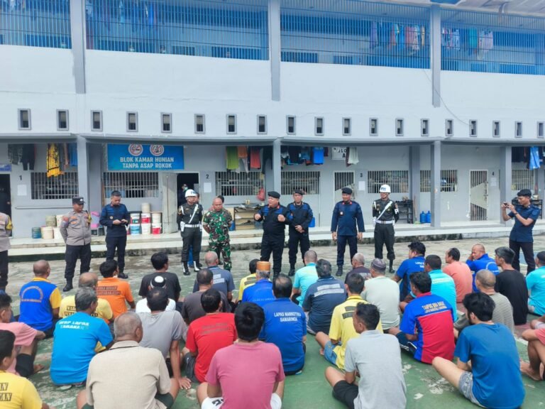 Lapas Narkotika Samarinda Deklarasi Perang terhadap HALINAR, Razia Gabungan dan Tes Urine Digelar
