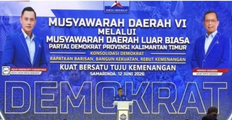 Bambang Soepriyadi Terpilih, AHY Dorong Demokrat Kaltim Menang pada Pemilu 2029