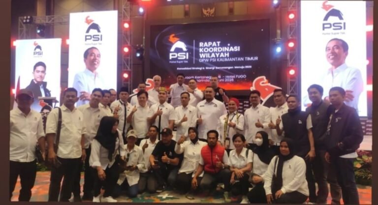 Di Rakorwil PSI Kaltim, Kaesang Bergurau Soal Foto Jokowi