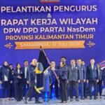 DPW dan 10 DPD Partai NasDem Kaltim Resmi Dilantik, Bidik Dukungan Milenial dan Gen Z
