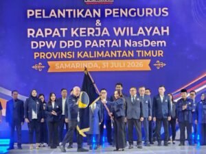 DPW dan 10 DPD Partai NasDem Kaltim Resmi Dilantik, Bidik Dukungan Milenial dan Gen Z