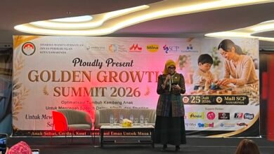 Pembukaan Golden Growth Summit 2026 di Samarinda, Sabtu (25/7/2026).