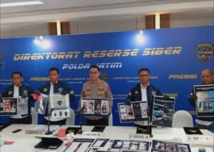 Polda Jatim Sita Tiga Mobil dalam Kasus Arisan Online Fiktif Rp71 Miliar