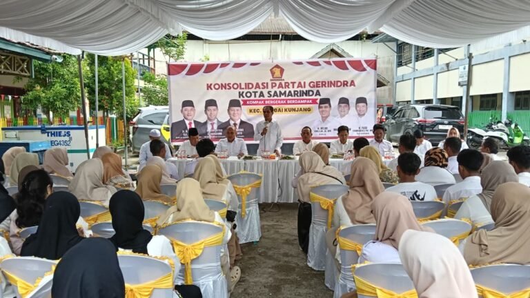 Bakal Calon Wali Kota Samarinda Helmi Abdullah Konsolidasi ke Dapil 3 dan 4, Struktur Gerindra Diperkuat hingga RT
