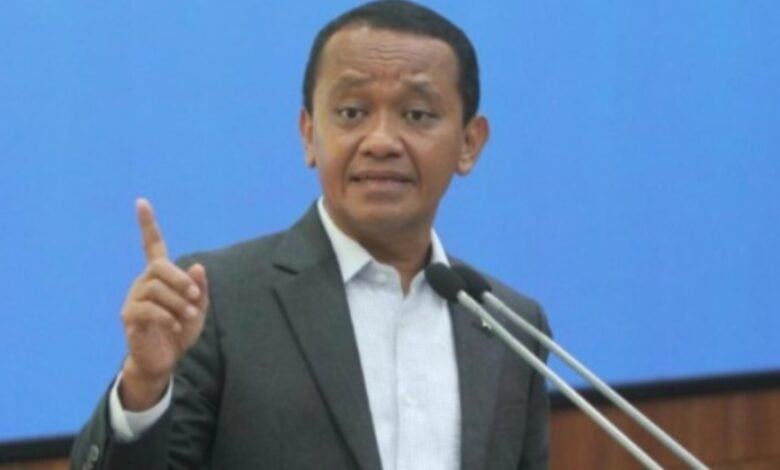 Menteri Koordinator Bidang Hilirisasi dan Transisi Energi Bahlil Lahadalia