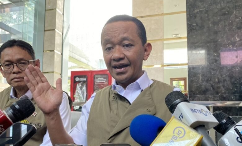 Menteri Energi dan Sumber Daya Mineral (ESDM) Bahlil Lahadalia