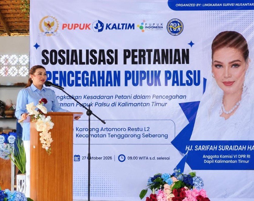 Cegah Kerugian Petani, Syarifah Suraidah dan PKT Sosialisasikan Bahaya Pupuk Palsu